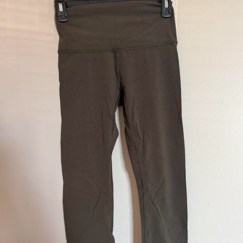 Kids Olive Green Leggings